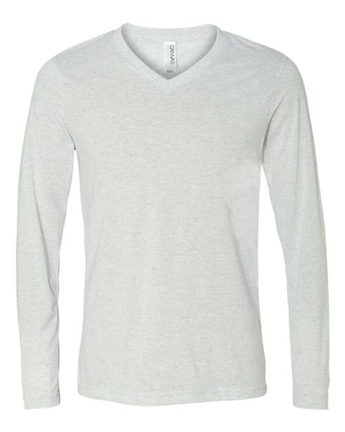 Unisex Long Sleeve V-Neck Tee - 3425