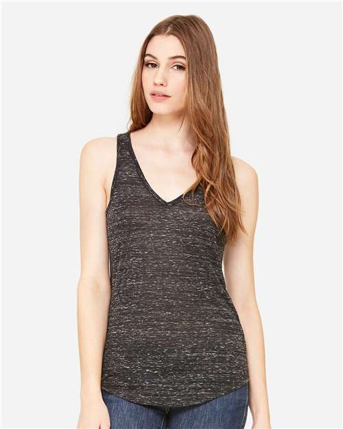 Women's Flowy V-Neck Tank - 8805