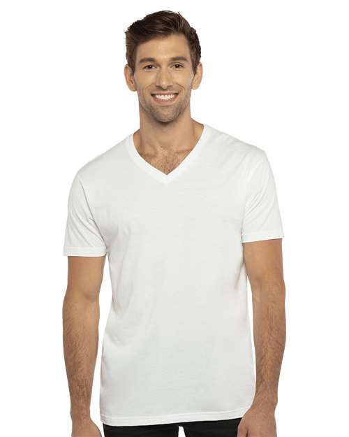 Unisex Cotton V-Neck Tee - 3200