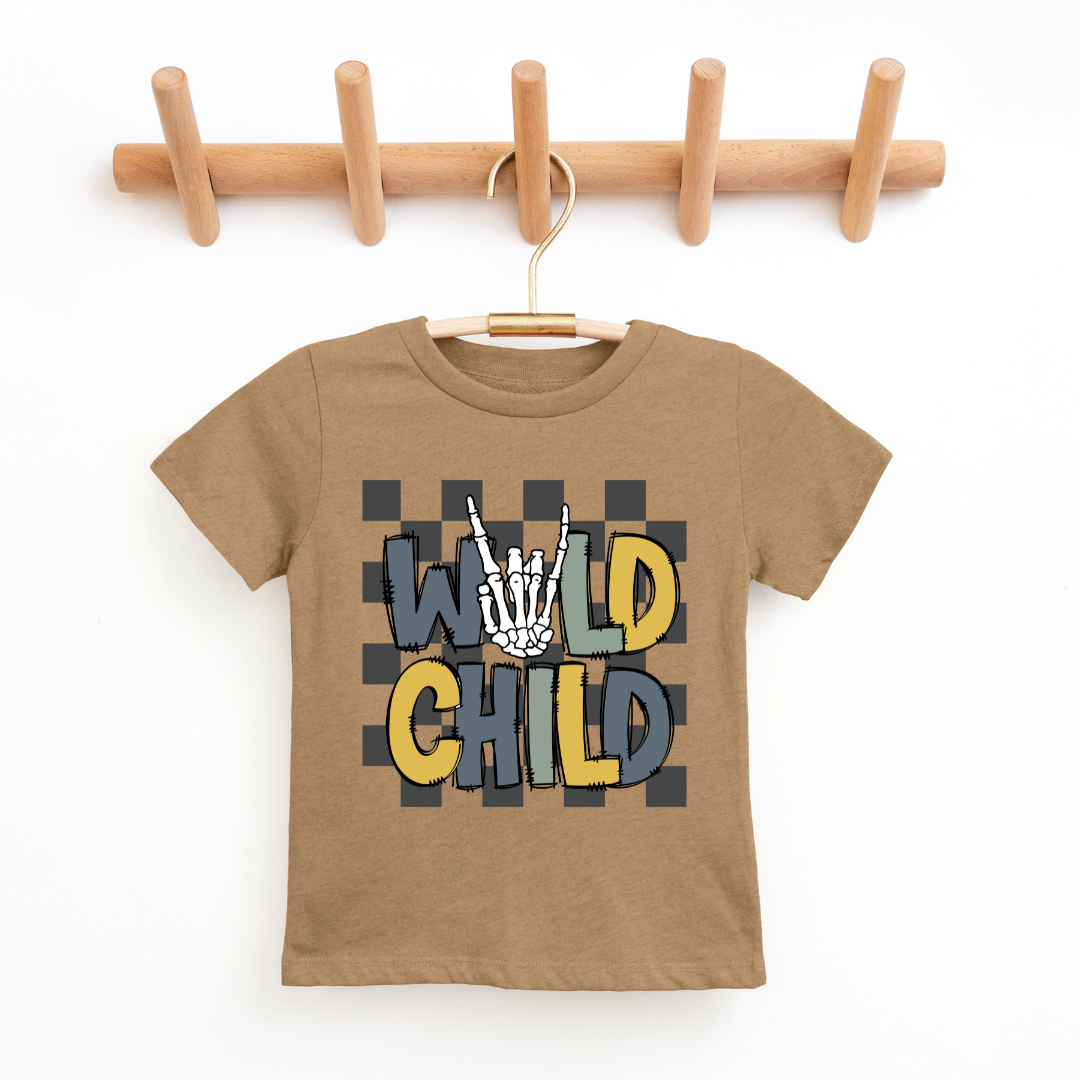 Wild Child Blues Youth & Toddler Graphic Tee Youth Graphic Tee Tea Shirt Shoppe 2T Coyote