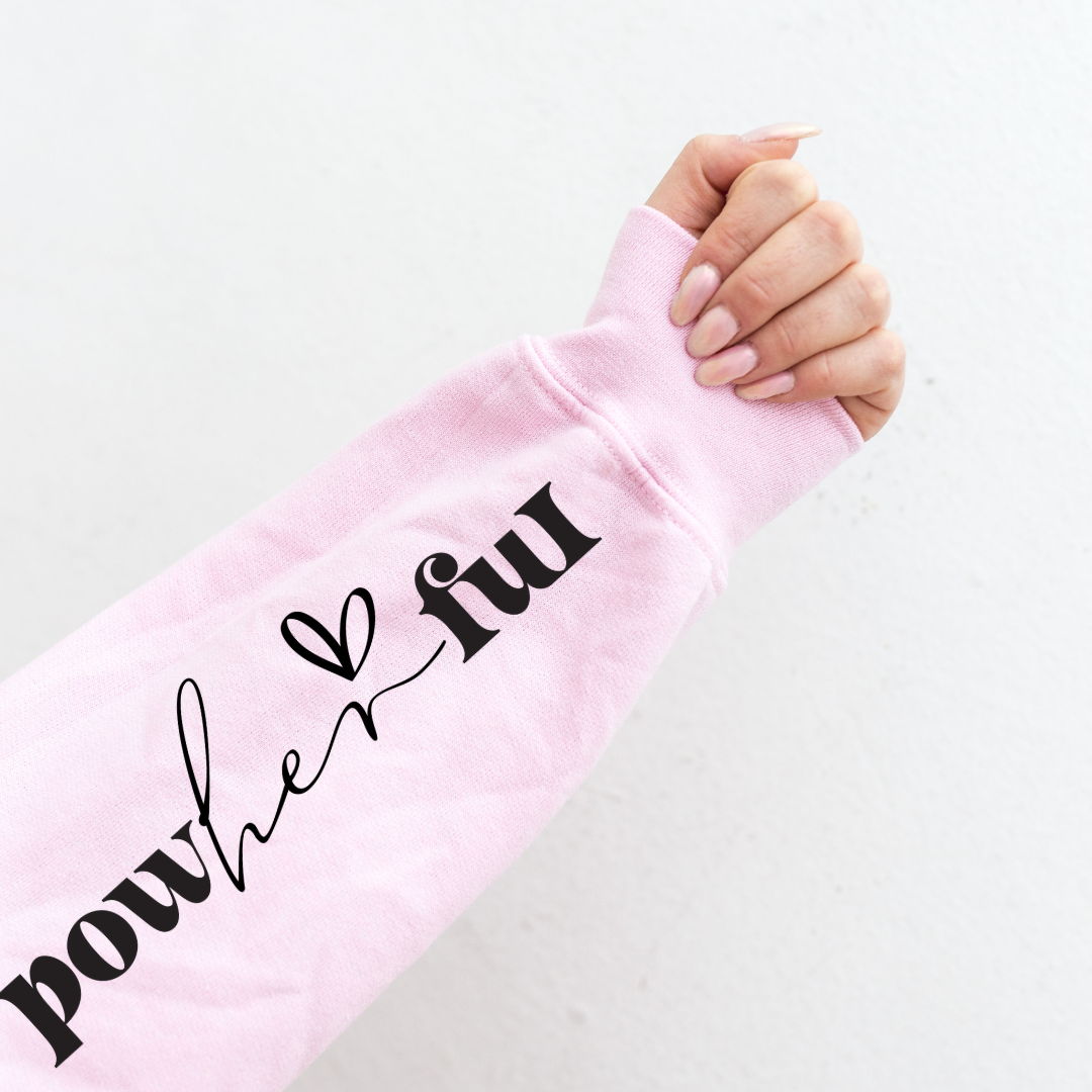 She Overcame Graphic Sweatshirt Sweatshirt Tea Shirt Shoppe