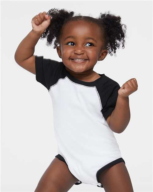 Infant Baseball Fine Jersey Bodysuit - 4430