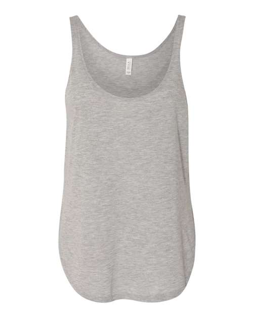 Women's Flowy Tank with Side Slit - 8802