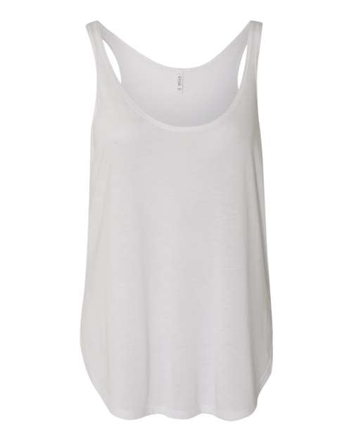Women's Flowy Tank with Side Slit - 8802