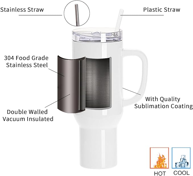 Aztec Cowhide 40oz Tumbler Tumbler Tea-Shirt Shoppe