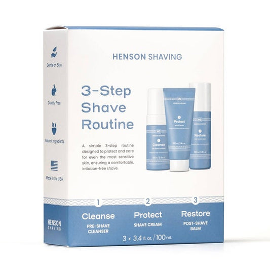 3-Step Shave Routine: pre-Shave/Shave Cream/after-Shave Balm