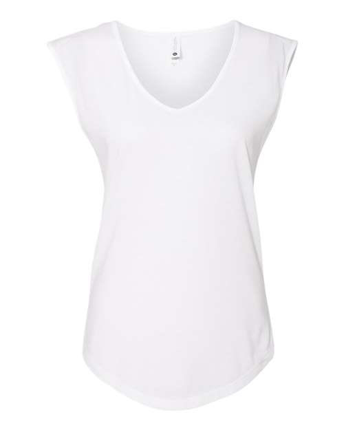 Women's Festival Sleeveless Deep V-Neck Tee - 5040