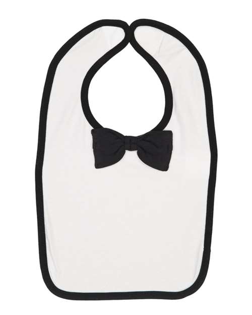 Infant Baby Rib Bow Tie Bib - 1002