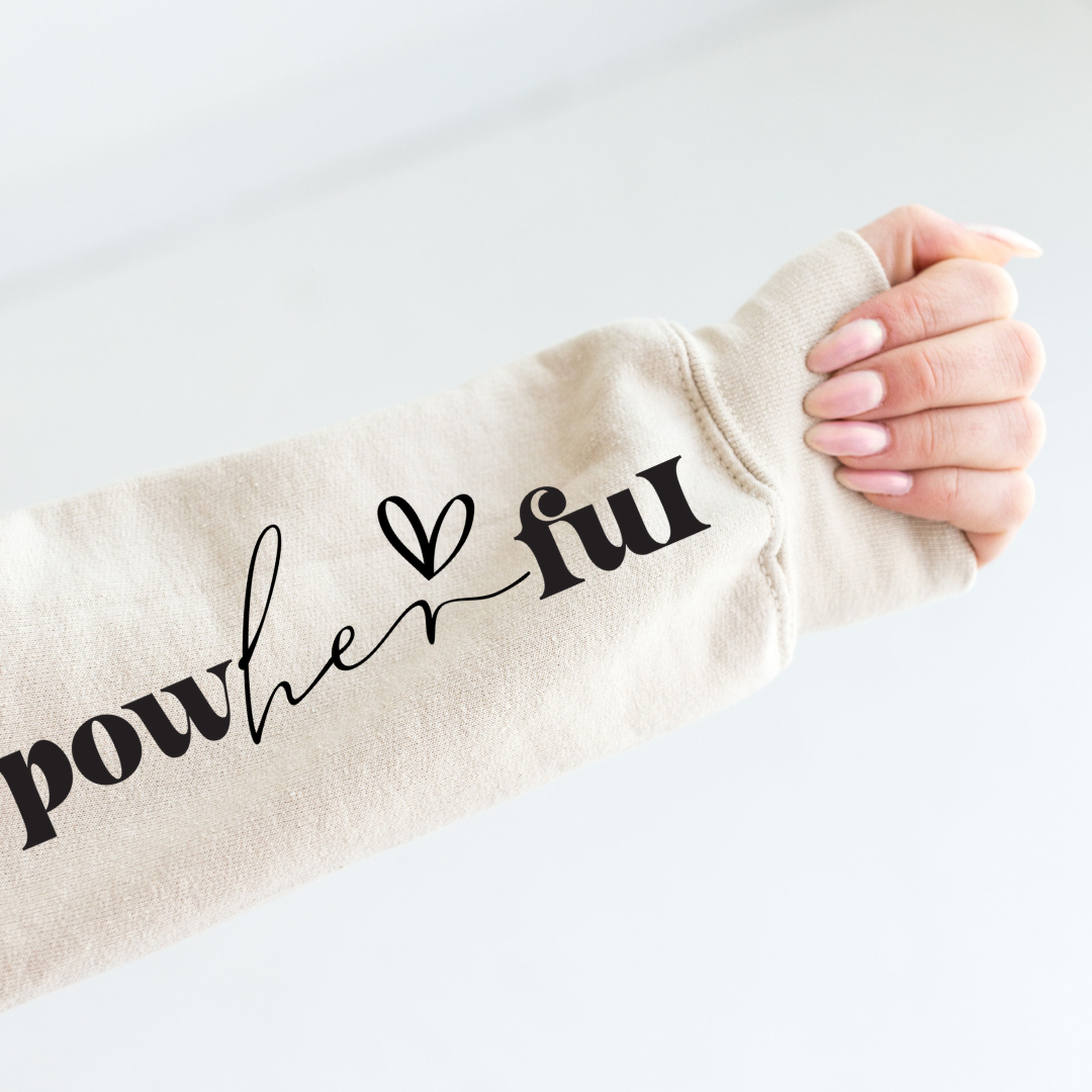 She Overcame Graphic Sweatshirt Sweatshirt Tea Shirt Shoppe