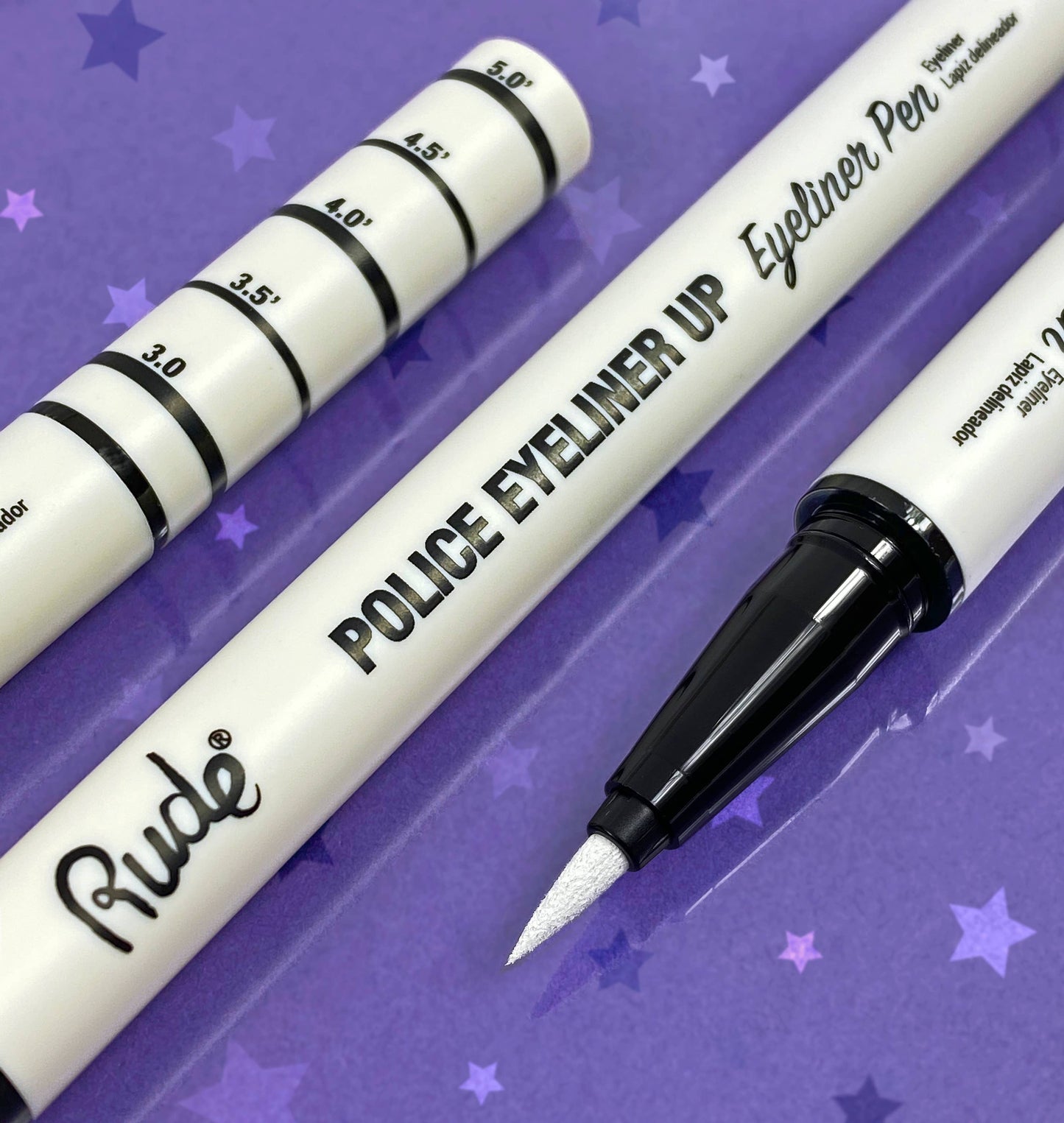 Police Eyeliner Up Eyeliner Pen: Top Dog (White) Rude Cosmetics