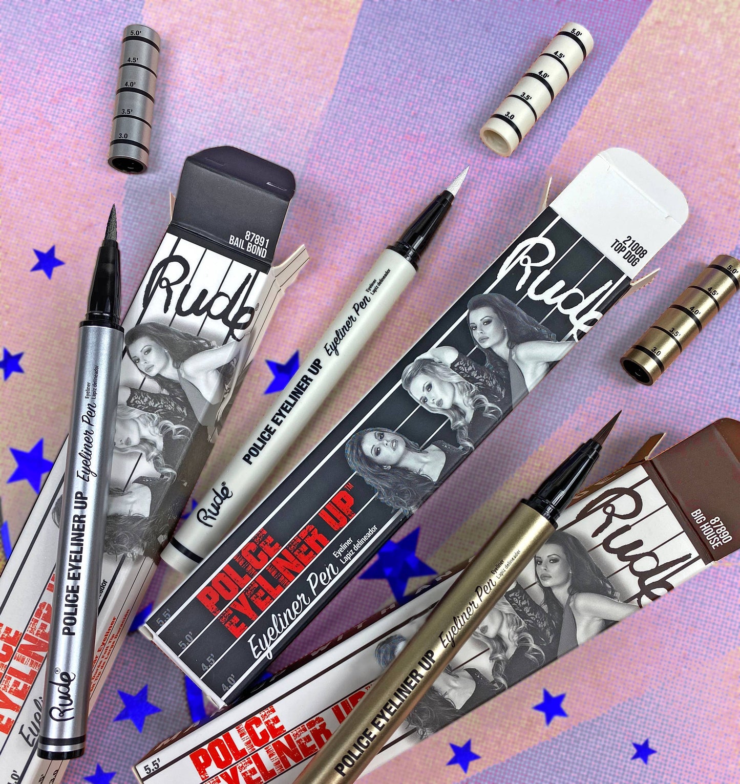 Police Eyeliner Up Eyeliner Pen: Top Dog (White) Rude Cosmetics