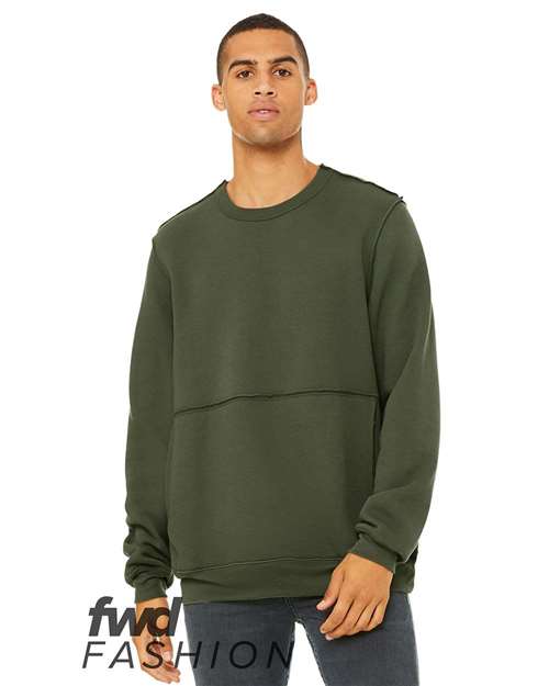 FWD Fashion Raw Seam Crewneck Sweatshirt - 3743