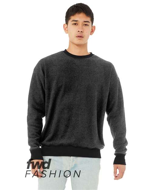 Unisex FWD Fashion Sueded Drop Shoulder Crewneck Sweatshirt - 3345