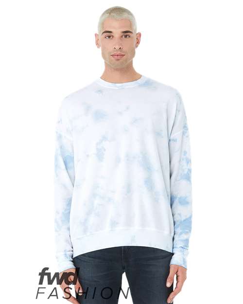 Unisex FWD Fashion Tie-Dyed Crewneck Sweatshirt - 3945RD