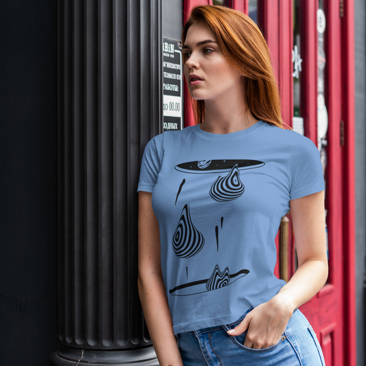 Abstract Graphic Tee T-shirt Tea Shirt Shoppe YS Iris