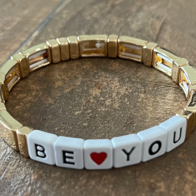 Be You Alpha Stretch Bracelet Bracelet Blakely Designs
