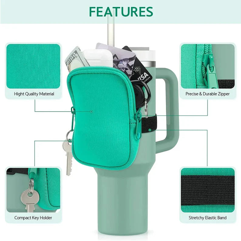 Daily Cherry Pick Zippered Pouch/Bag For 40oz Tumbler Tumbler Tea-Shirt Shoppe