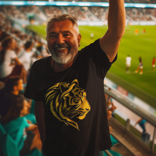 Golden Roar Graphic Tee T-shirt Tea Shirt Shoppe