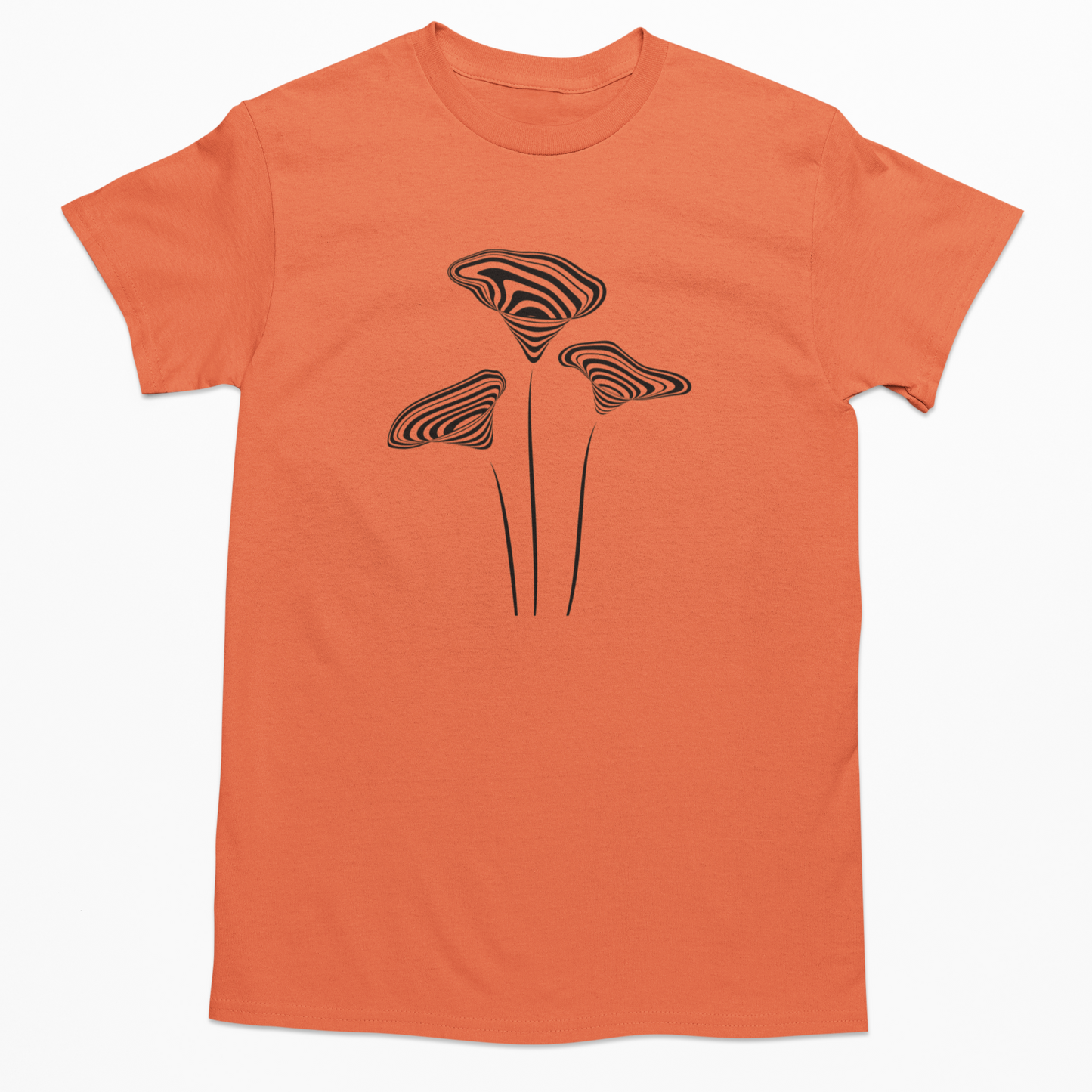 Bloom Graphic Tee T-shirt Tea Shirt Shoppe YS Orange