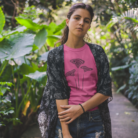 Bloom Graphic Tee T-shirt Tea Shirt Shoppe YS Heliconia