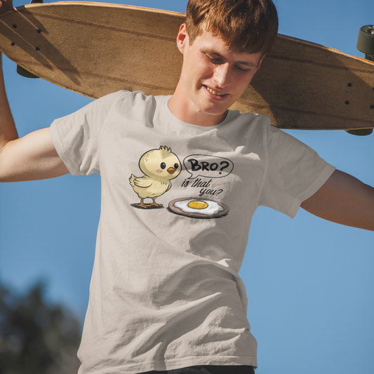 Bro? Graphic Tee T-shirt Tea Shirt Shoppe S Sand