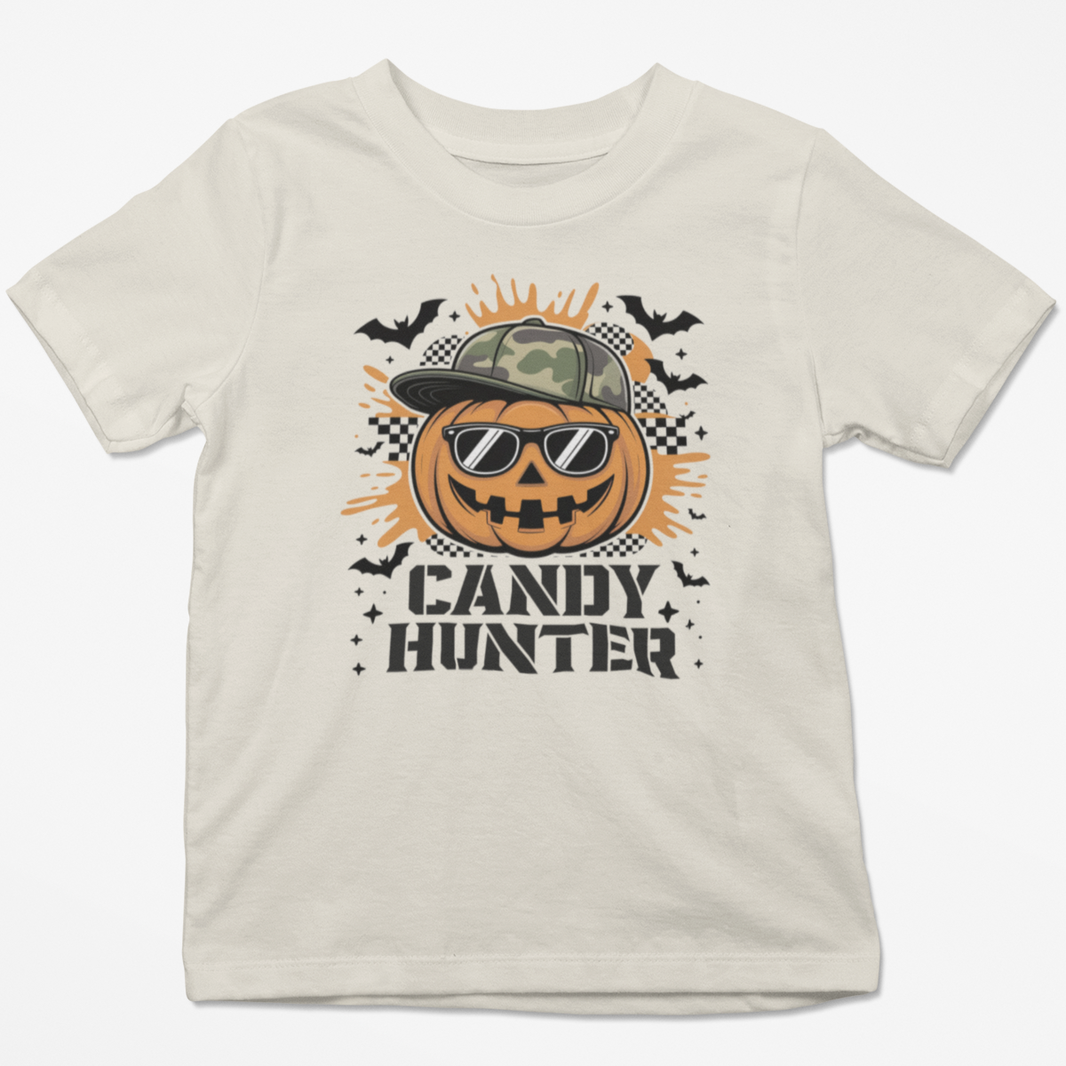 Candy Hunter Youth & Toddler Graphic Tee Youth Graphic Tee Tea Shirt Shoppe 2T Natural