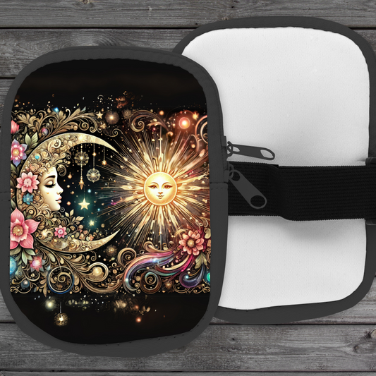 Celestial Bloom Zippered Pouch/Bag For 40oz Tumbler Tumbler Tea-Shirt Shoppe