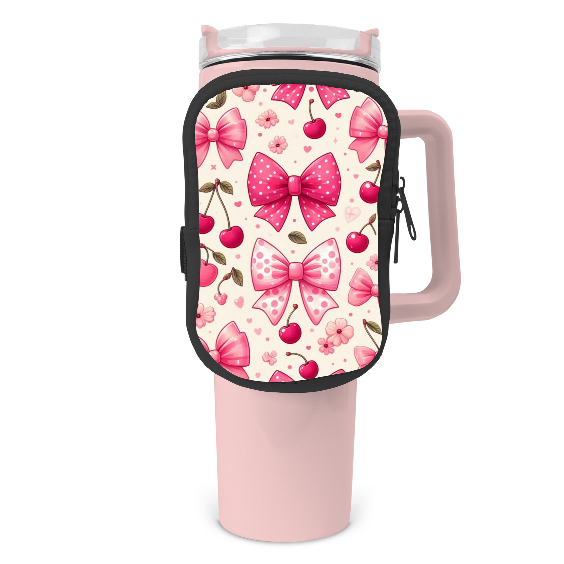 Cherry Sweet Zippered Pouch/Bag For 40oz Tumbler Tumbler Tea-Shirt Shoppe