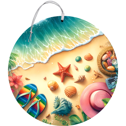 Coastal Vibes Car Freshener car freshie Tea Shirt Shoppe