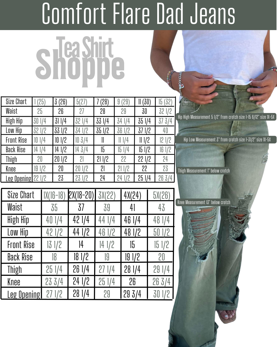 Judy Blue Comfort Flare Dad Jeans Jeans Blakely Designs