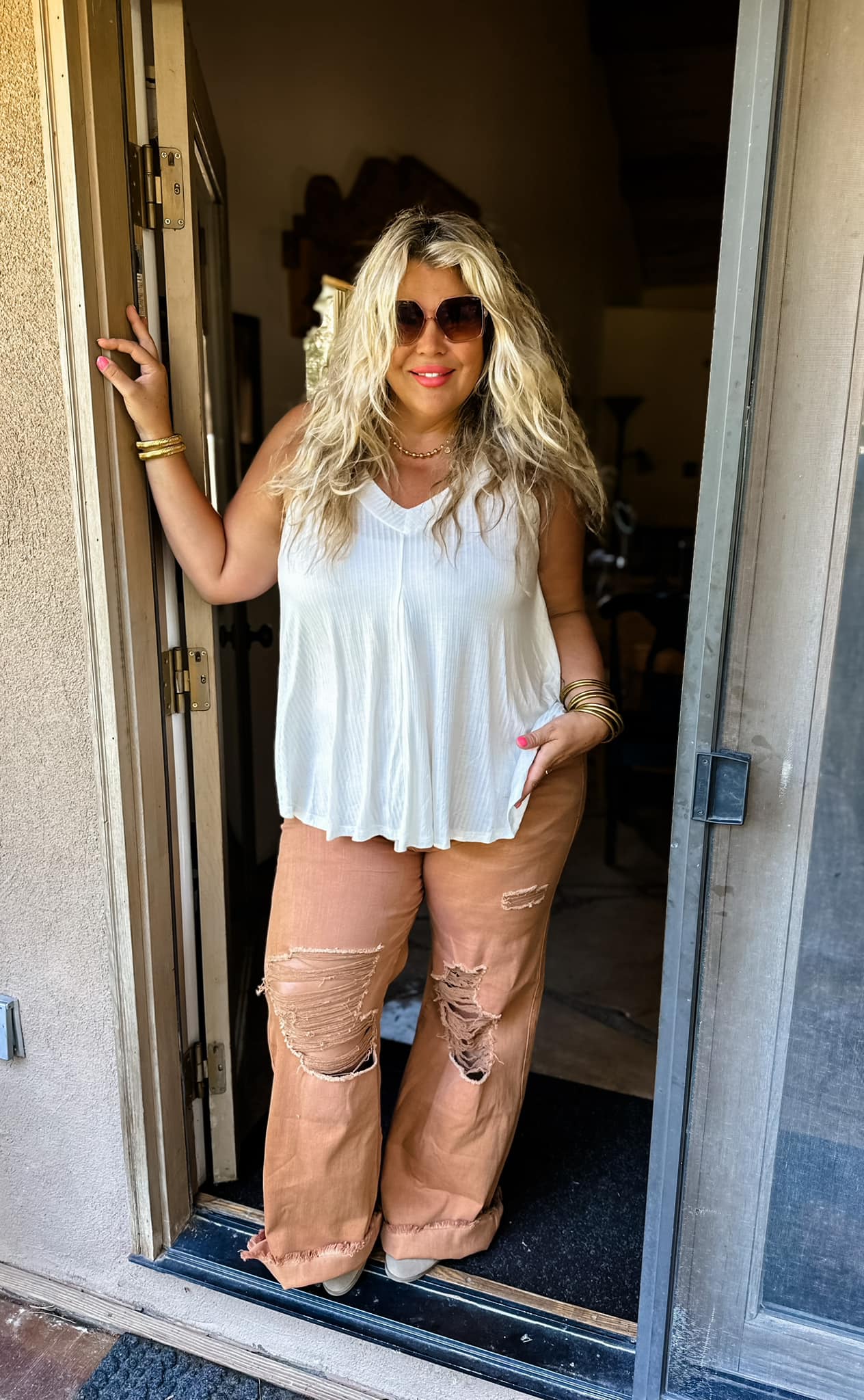 Judy Blue Comfort Flare Dad Jeans Jeans Blakely Designs