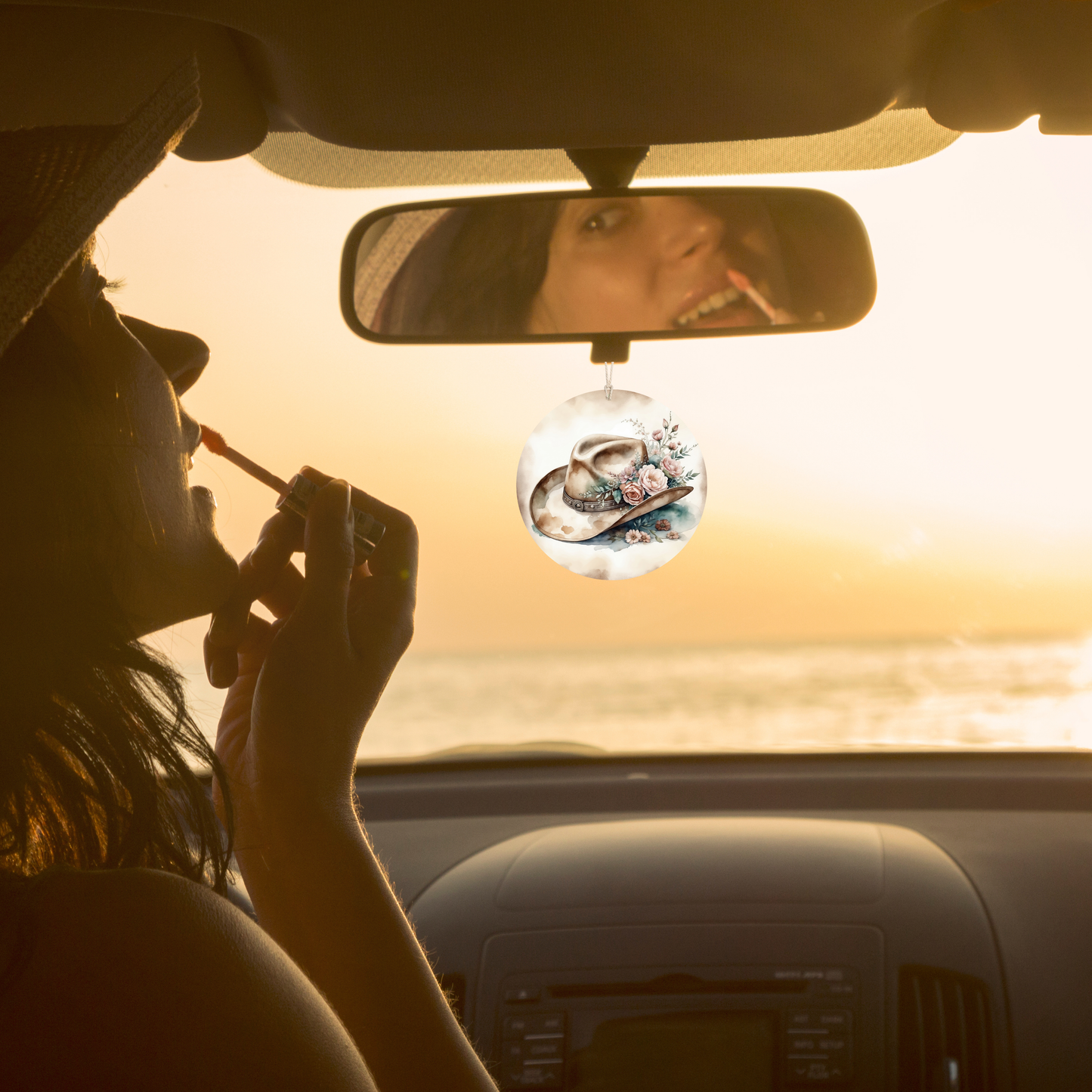 Cowgirl Romance Car Freshener car freshie Tea Shirt Shoppe