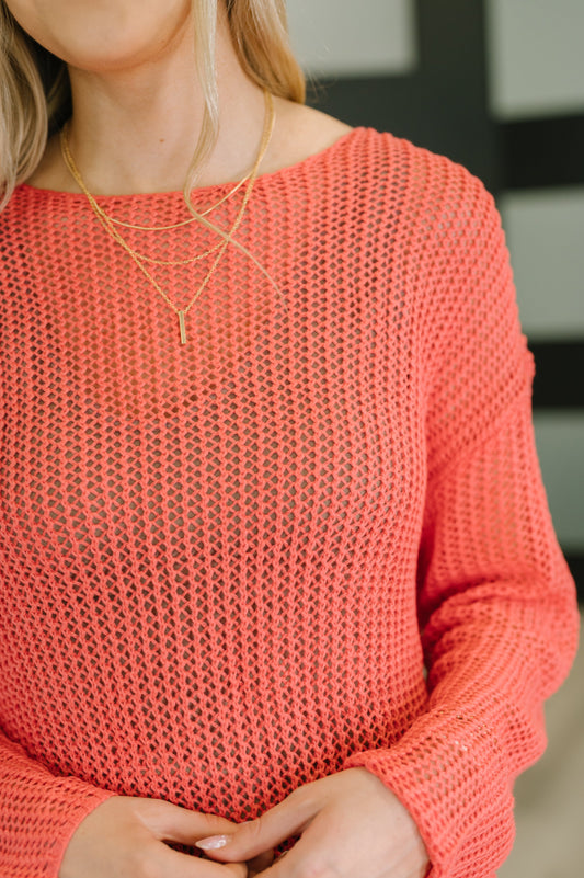 Desert Bloom Loose Knit Sweater – alternate view 2