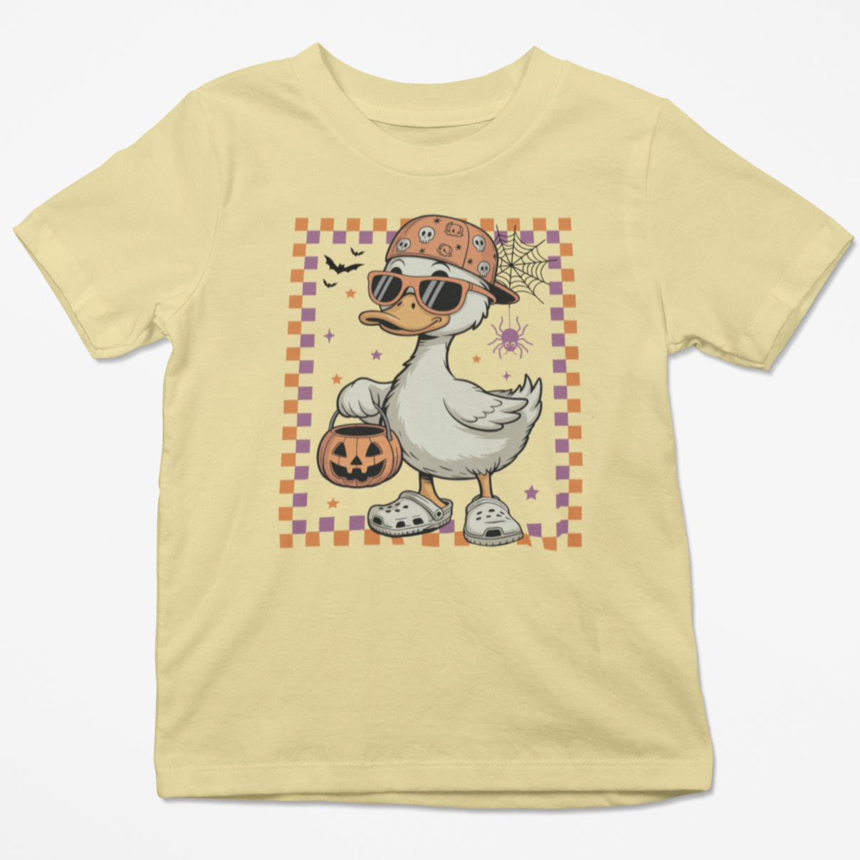 Duck or Treat Youth & Toddler Graphic Tee Youth Graphic Tee Tea Shirt Shoppe 2T Butter