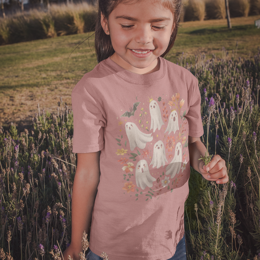 Ghost Garden Party Graphic Tee Youth Graphic Tee Tea Shirt Shoppe 2T Mauvelous