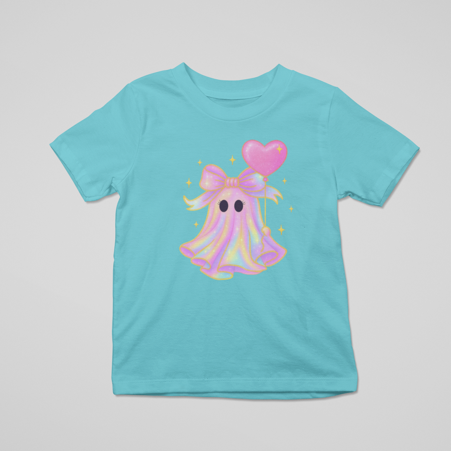 Sweetheart Ghost Graphic Tee Youth Graphic Tee Tea Shirt Shoppe 2T Carribean