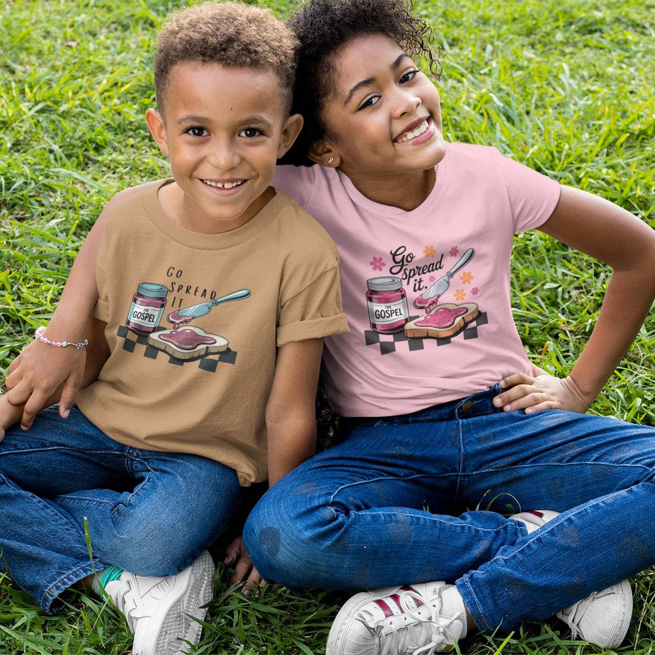 Go Spread It Youth & Toddler Graphic Tee Youth Graphic Tee Tea Shirt Shoppe