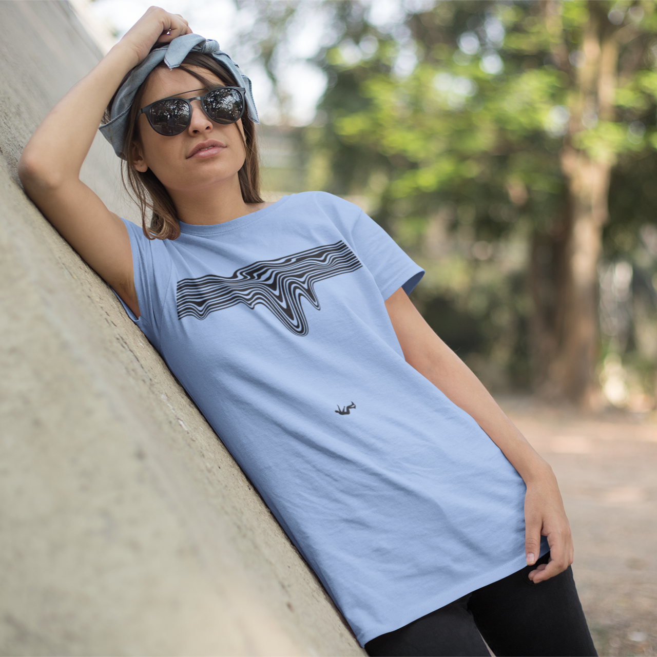 Gravity Graphic Tee T-shirt Tea Shirt Shoppe YS Carolina Blue