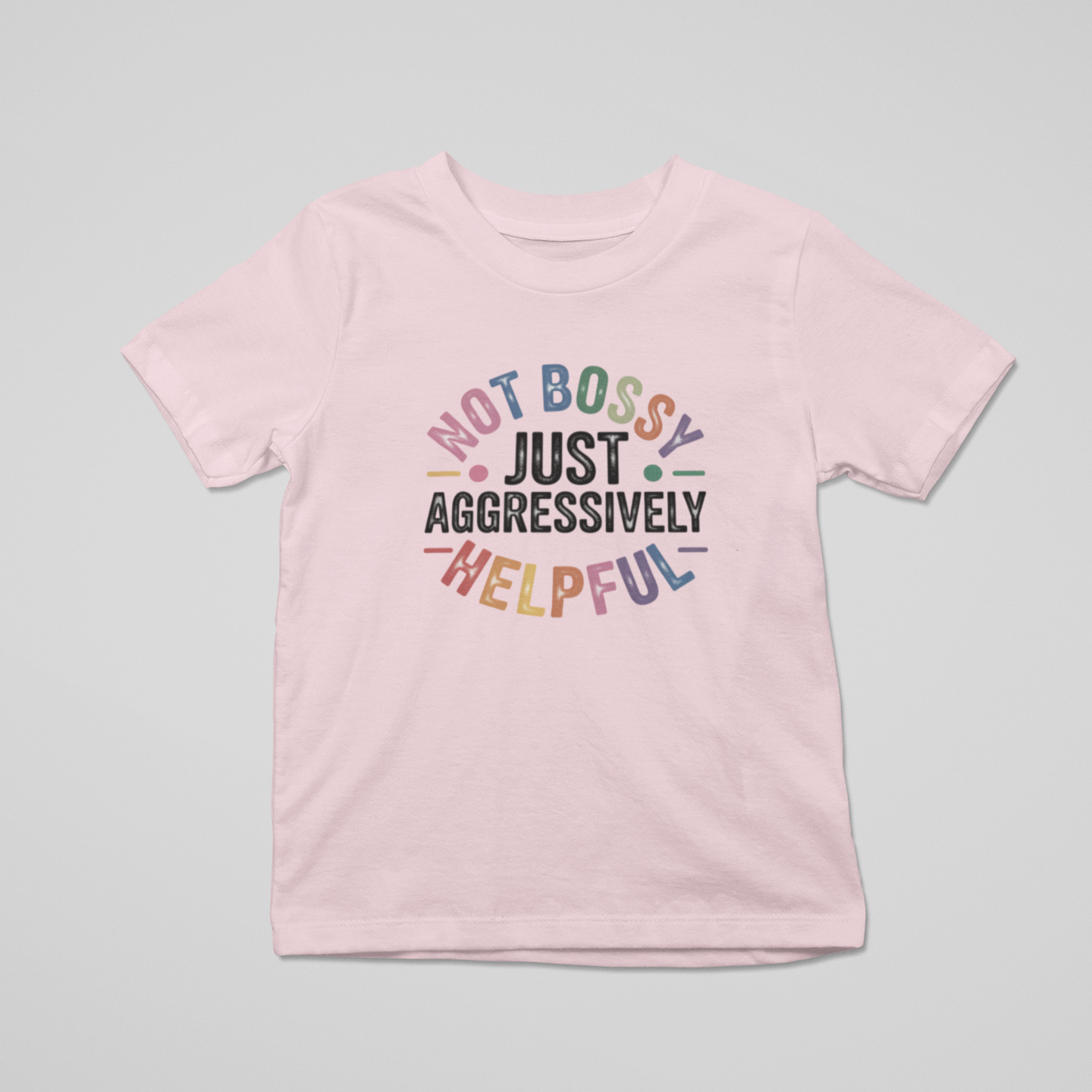 Aggressively Helpful Graphic Tee Youth Graphic Tee Tea Shirt Shoppe 2T Pink