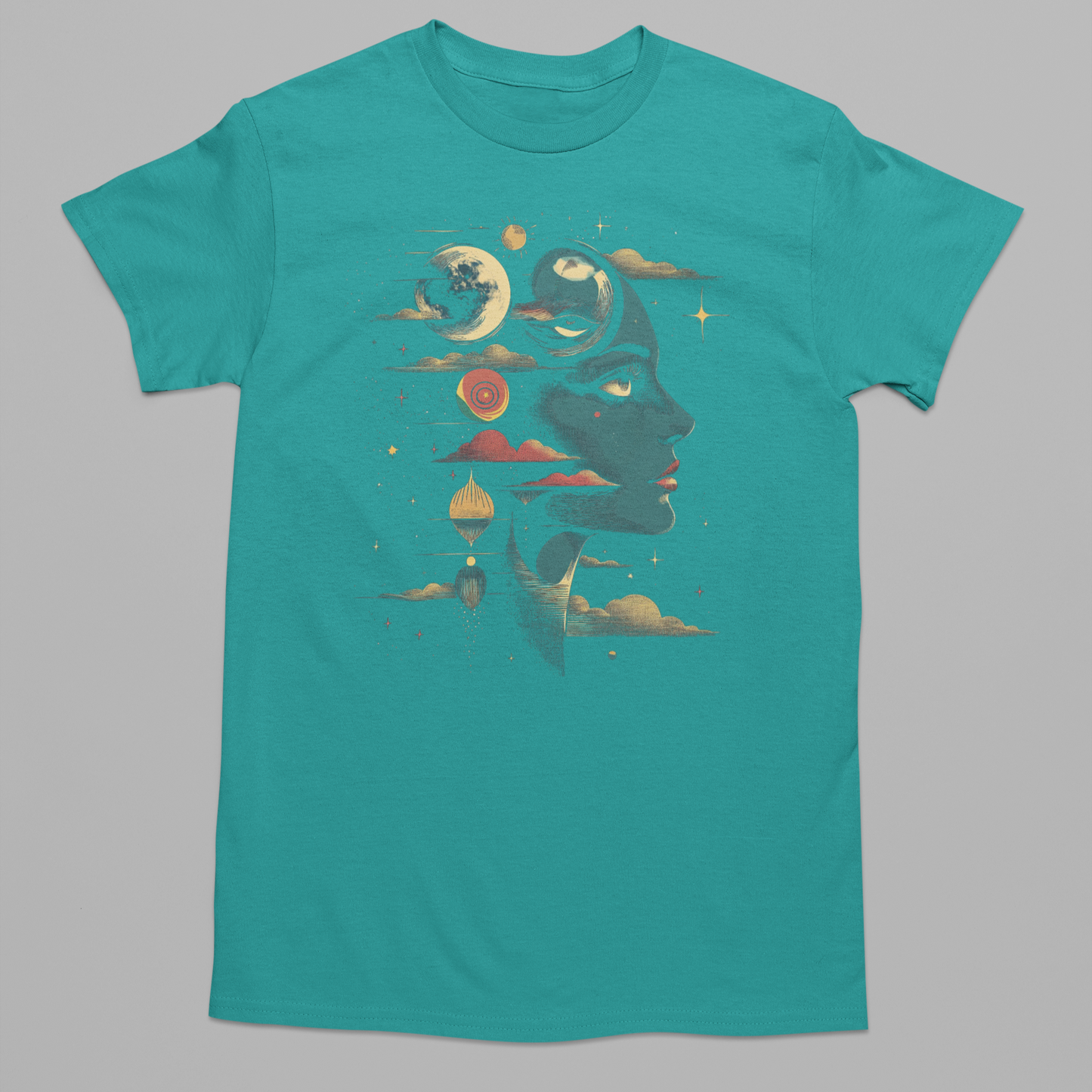 Dreamscape Gaze Graphic Tee T-shirt Tea Shirt Shoppe S Jade Dome