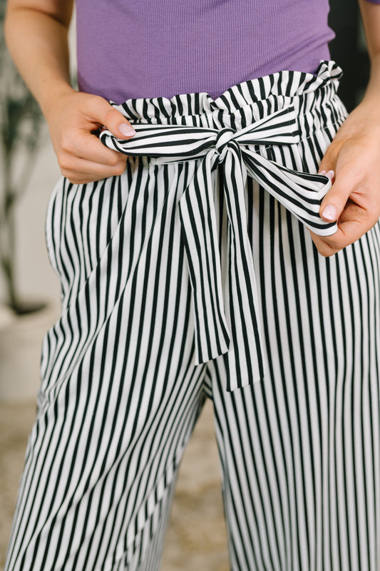 Honest Work High Waisted Trousers in jersey – alternate view 2