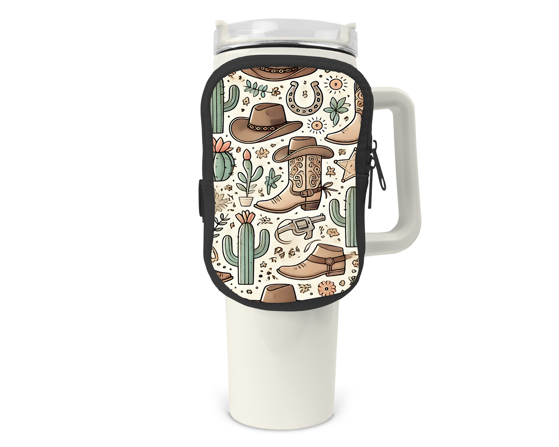Howdy Cutie Zippered Pouch/Bag For 40oz Tumbler Tumbler Tea-Shirt Shoppe