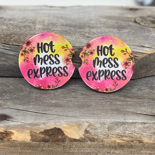 Hot Mess Express Car Coasters