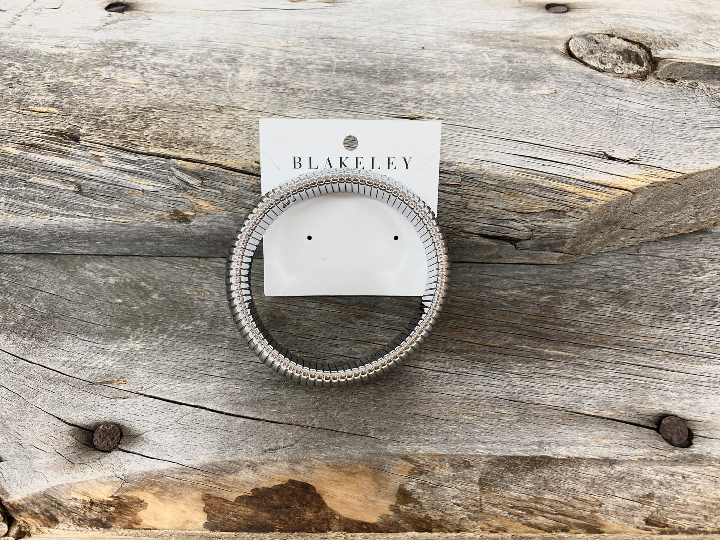 Blakeley Silver Link Bangle Bracelette Bracelette Blakeley