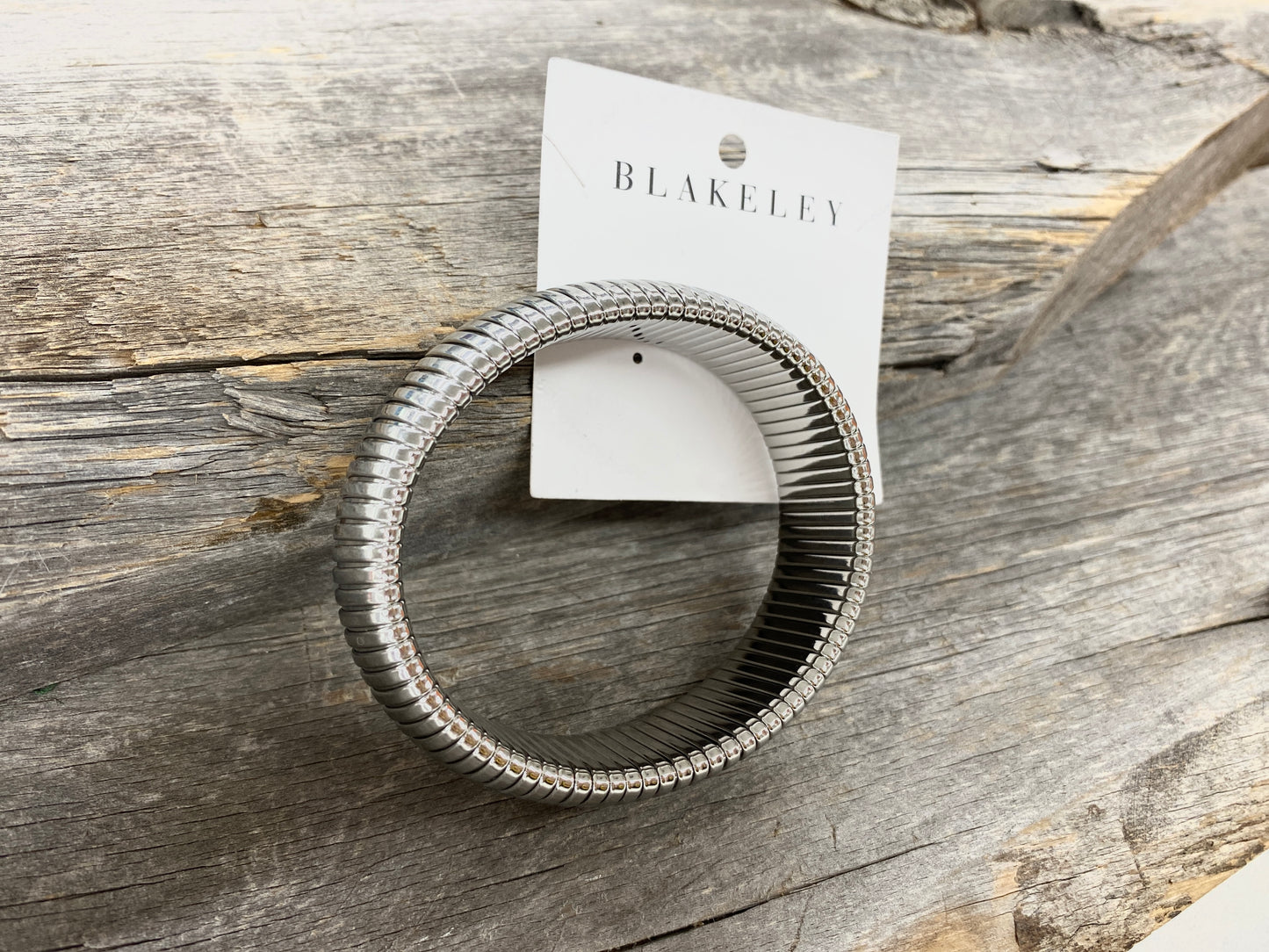 Blakeley Silver Link Bangle Bracelette Bracelette Blakeley
