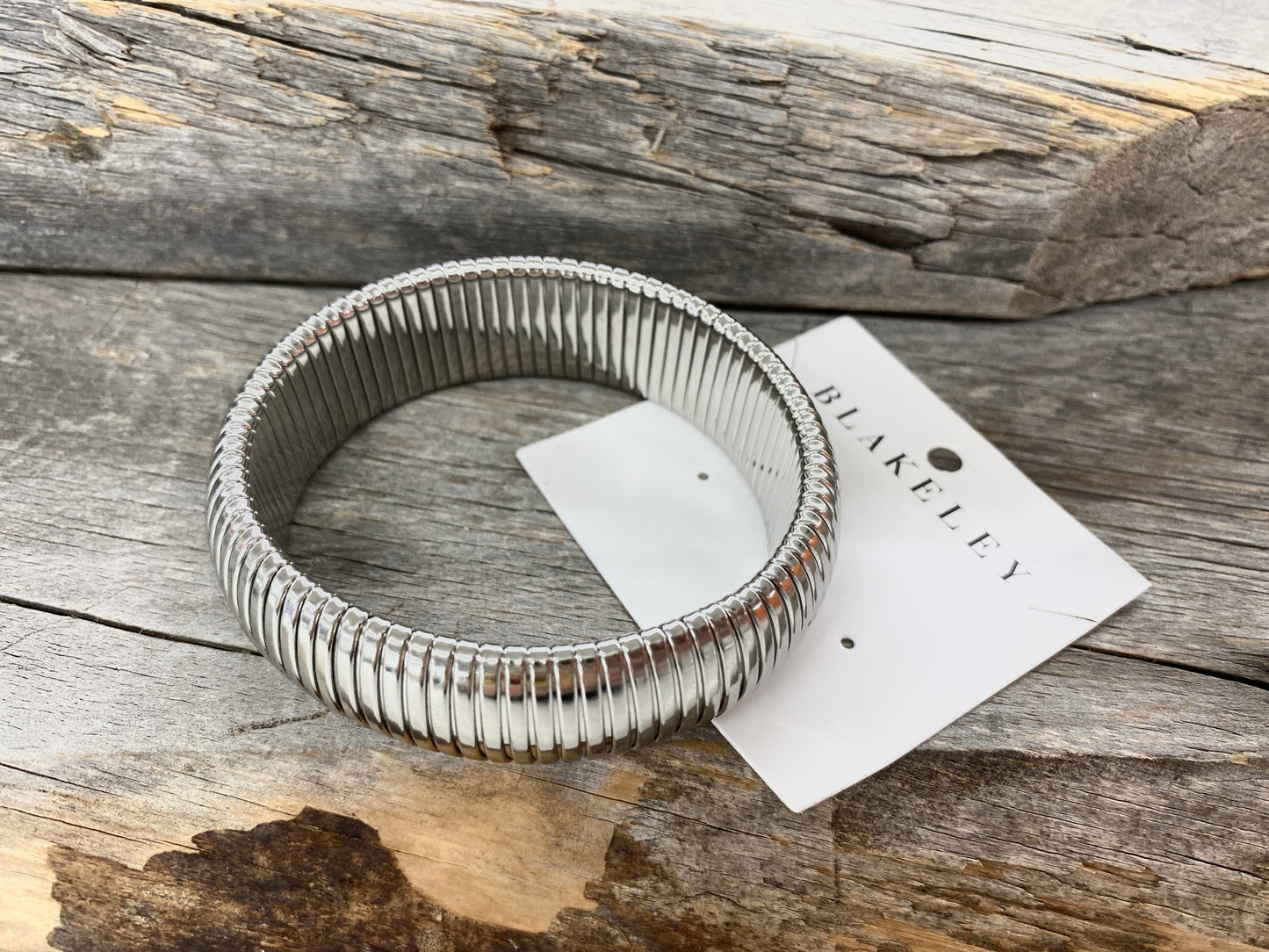 Blakeley Silver Link Bangle Bracelette Bracelette Blakeley