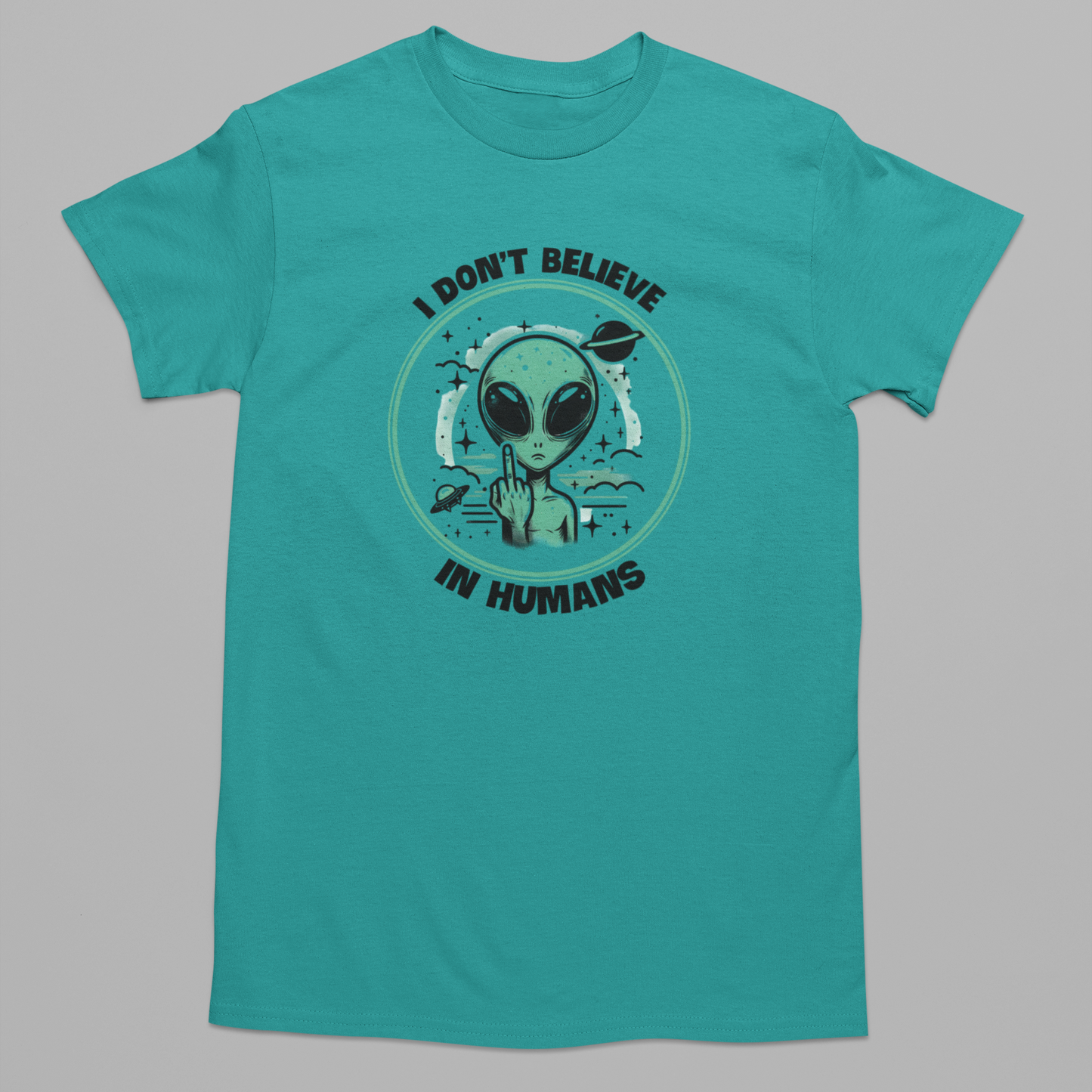 Alien Attitude Graphic Tee T-shirt Tea Shirt Shoppe S Jade Dome
