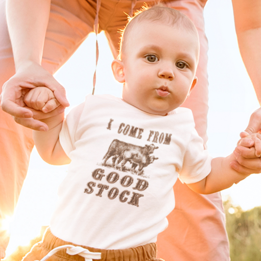 I Come From Good Stock Infant Bodysuit Baby & Toddler Clothing Tea Shirt Shoppe