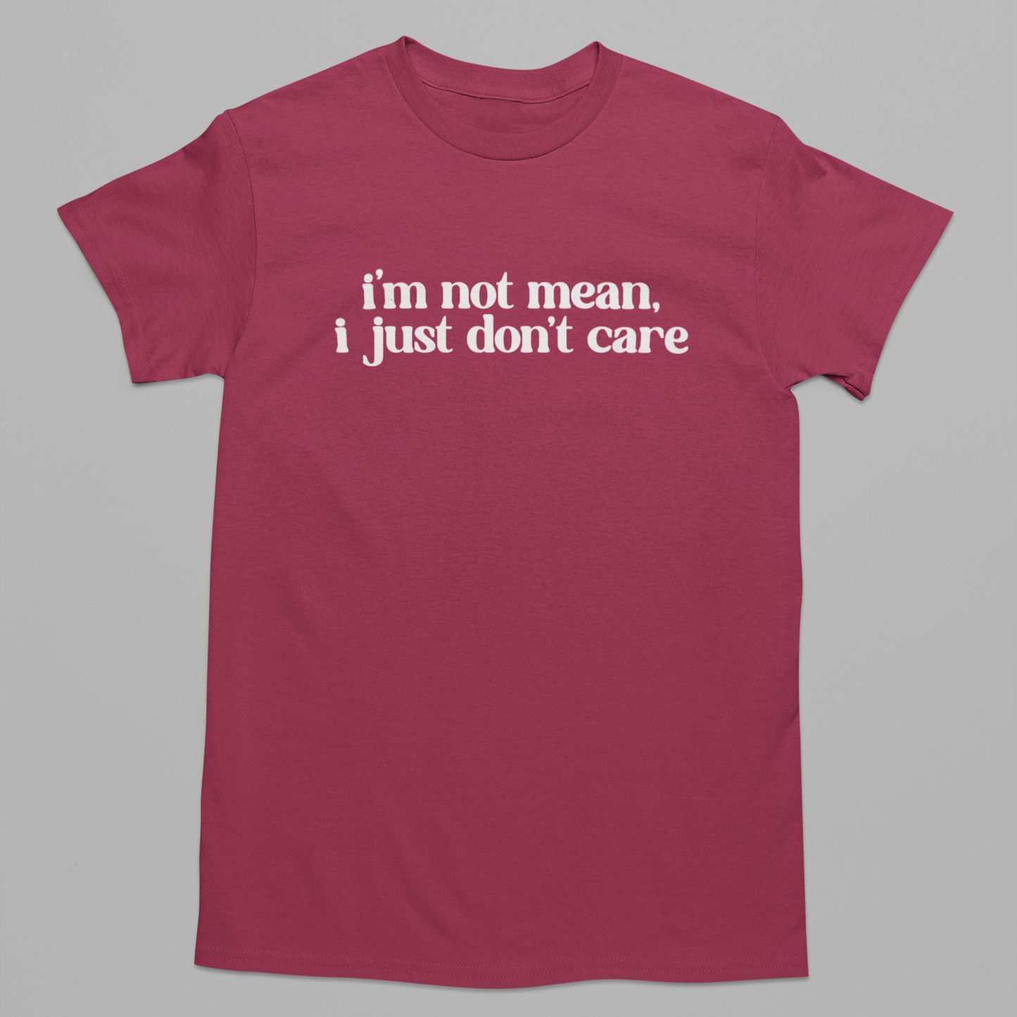 Not Mean Just Honest Graphic Tee T-shirt Tea Shirt Shoppe YS Red