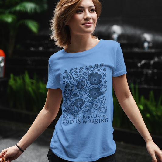 In The Waiting Graphic Tee T-shirt Tea Shirt Shoppe YS Iris
